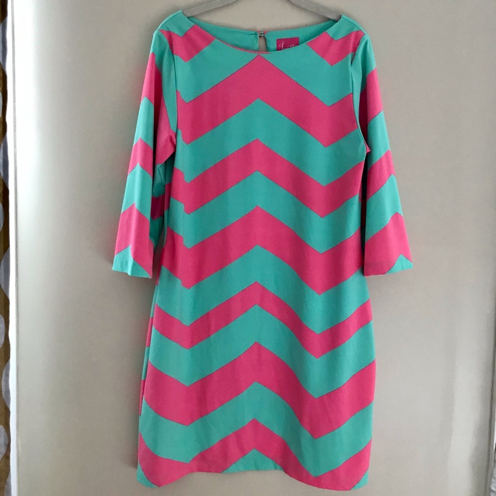 Mod chevron Britt dress